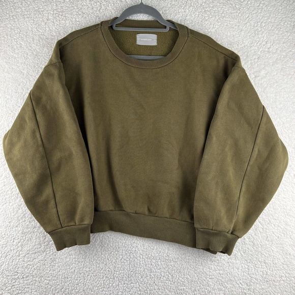 Everlane Tops - Everlane Women's Size XL Olive Green Long Sleeve Pullover Sweater
